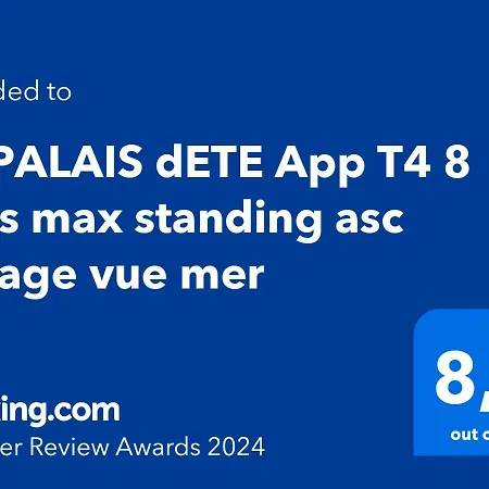 Apartment Le Palais Dete T4 6-8 115m2 Grand Standing Garage Carplug *